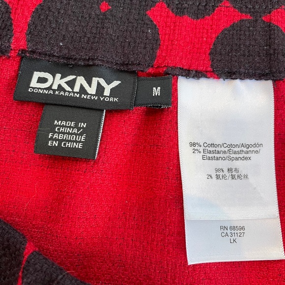 DKNY red and black skirt - Picture 4 of 4